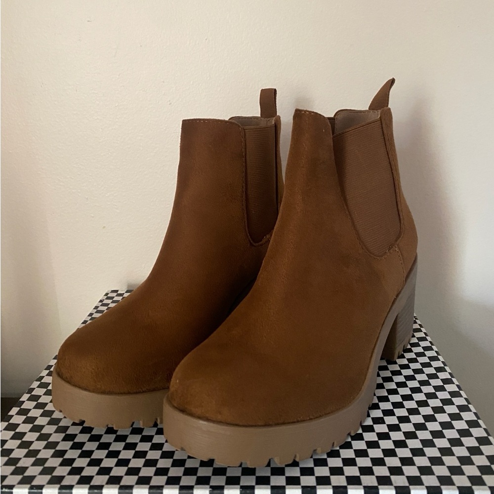 Chunky Platform Ankle Boots